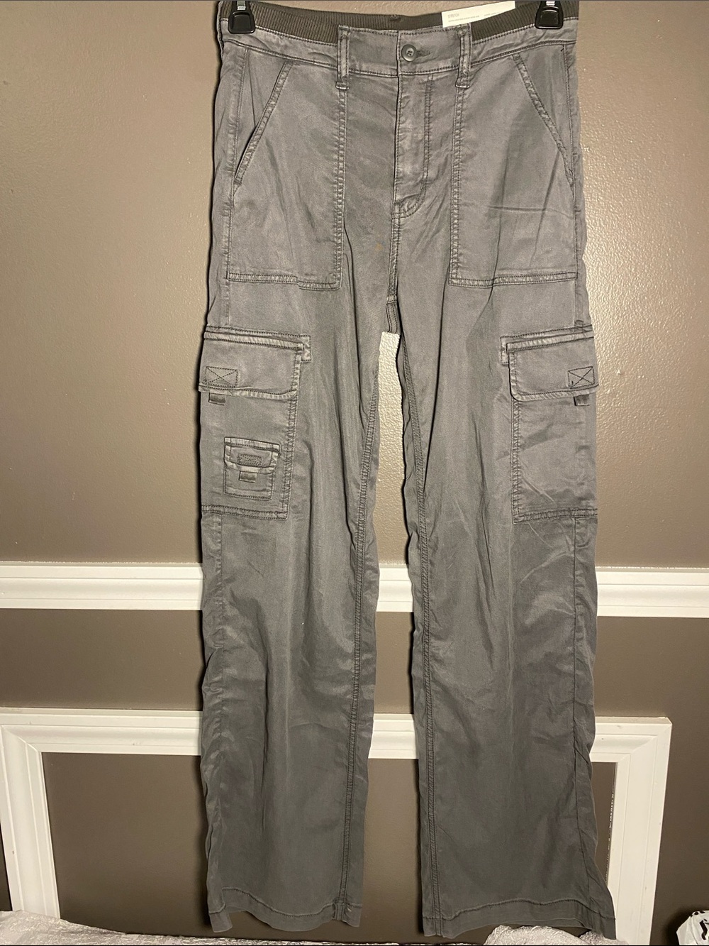 American Eagle Gray Cargo Pants
